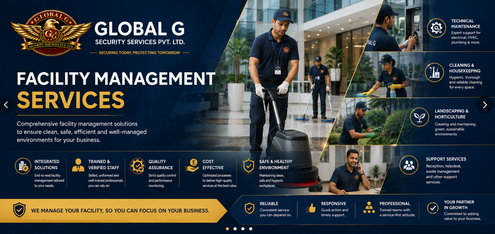 We provide Facility Management Services